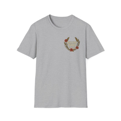 Belleau Wood Tavern – Wheat & Poppies Wreath Tee Stacking Bodies