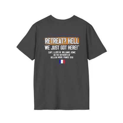 Belleau Wood - Iron Mike Logo — “RETREAT? HELL WE JUST GOT HERE”