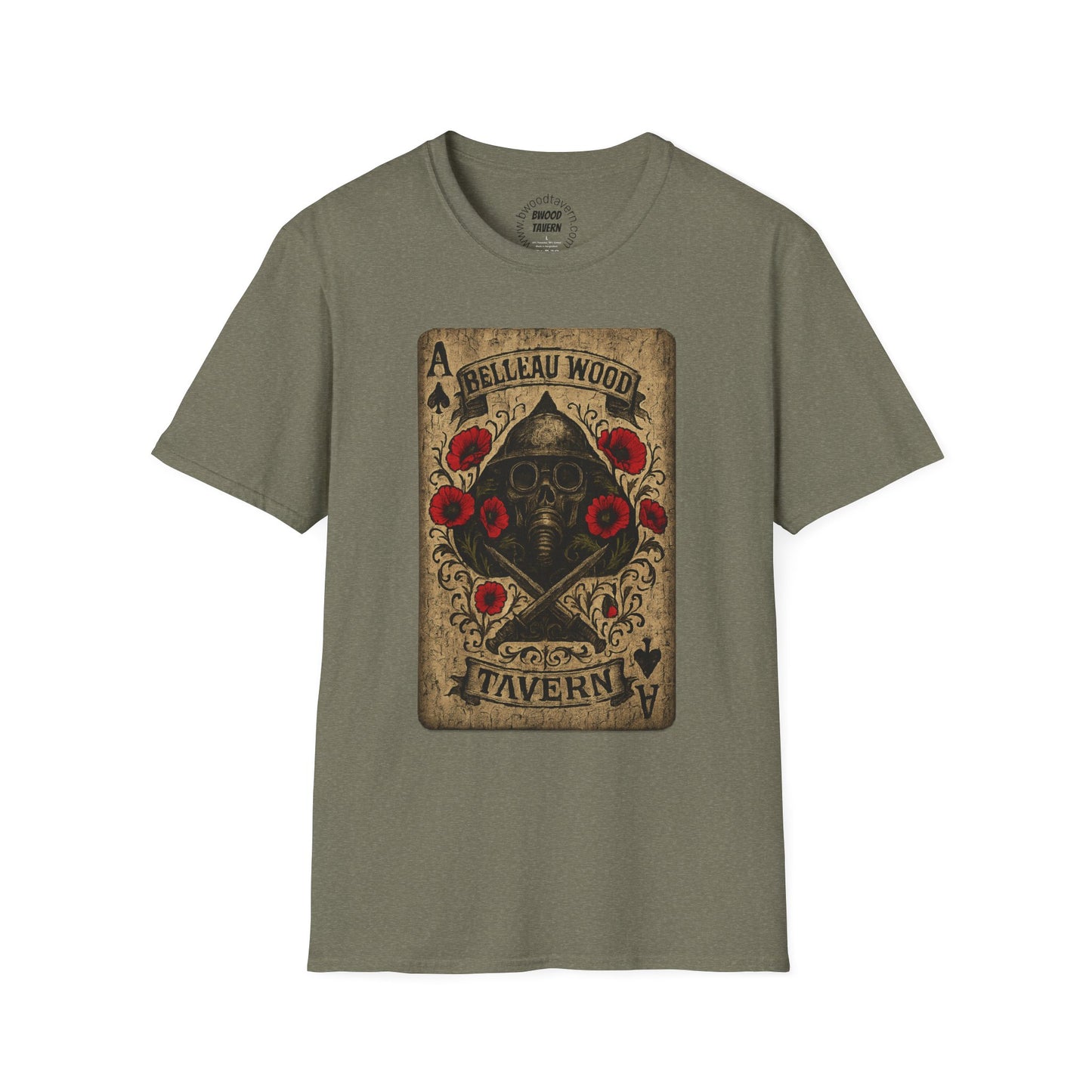 Ace of Spades Skull Unisex Softstyle T-Shirt