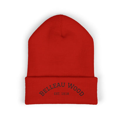 Belleau Wood Classic Cuffed Beanie - Embroidered Winter Hat