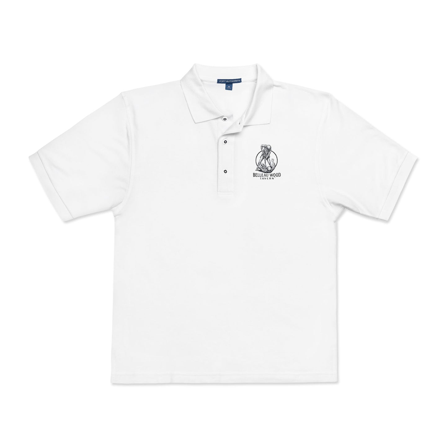 Belleau Wood Tavern USMC Bayoneting The Hun  Unisex Polo Shirt
