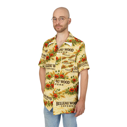 Belleau Wood Tavern Floral Hawaiian Shirt