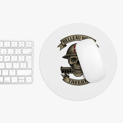 Custom Skull Graphic Mouse Pad - Belleau Wood Tavern Design