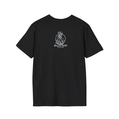 BELLEAU WOOD TAVERN Devil Dog USMC Unisex Softstyle T-Shirt, Vintage Graphic Tee