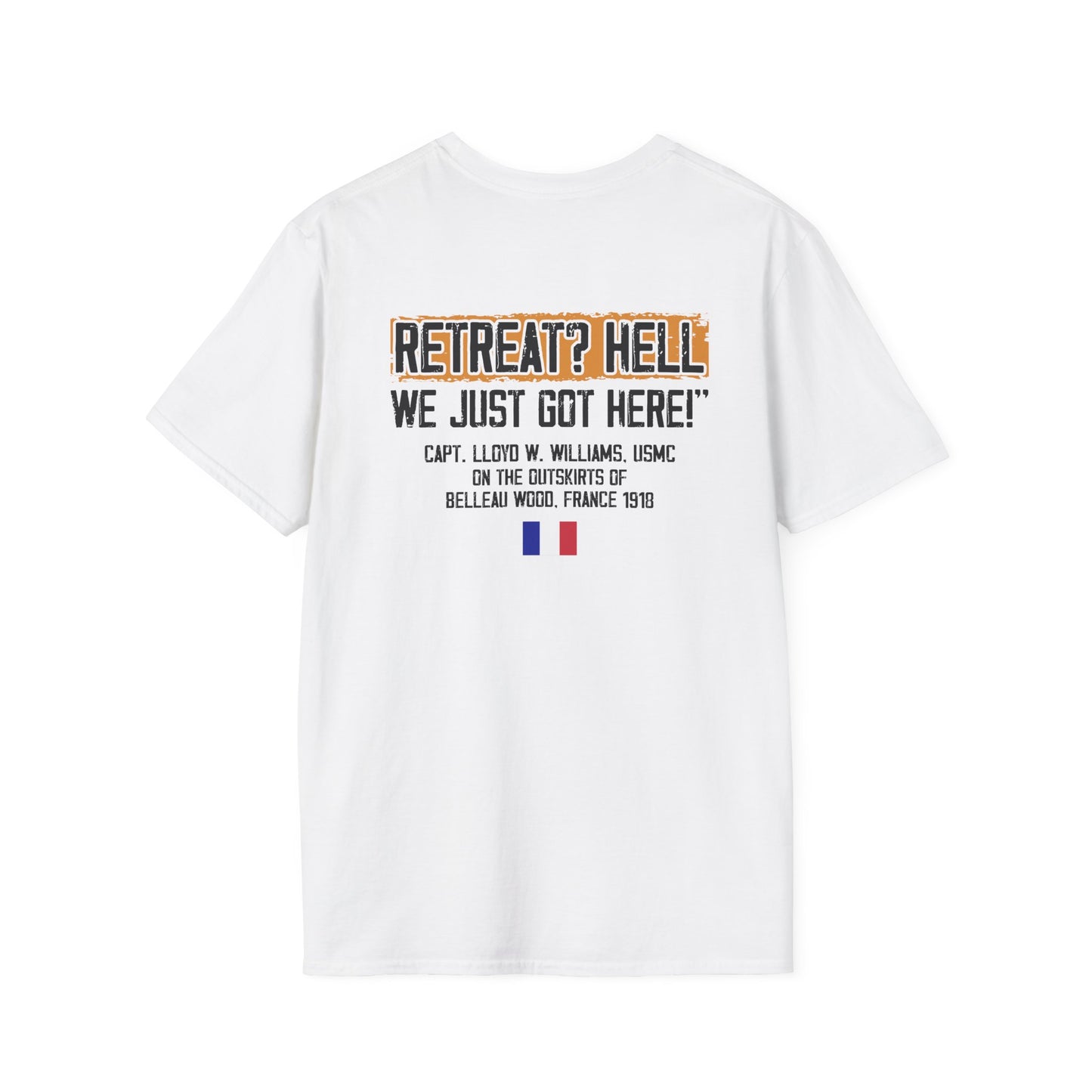 Belleau Wood - Iron Mike Logo — “RETREAT? HELL WE JUST GOT HERE”