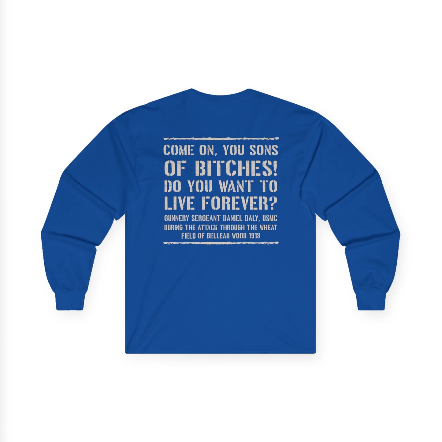 Skull Dagger- Sons of Bitches -Belleau Wood Tavern Long Sleeve Tee
