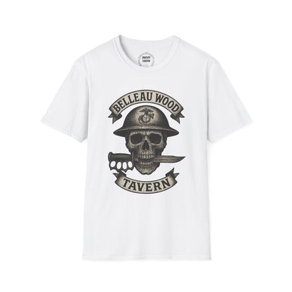 Skull with Bayonet Unisex Softstyle T-Shirt