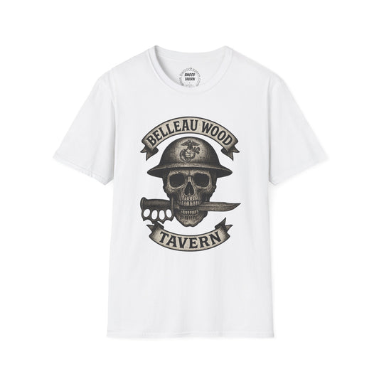 Skull with Bayonet Unisex Softstyle T-Shirt