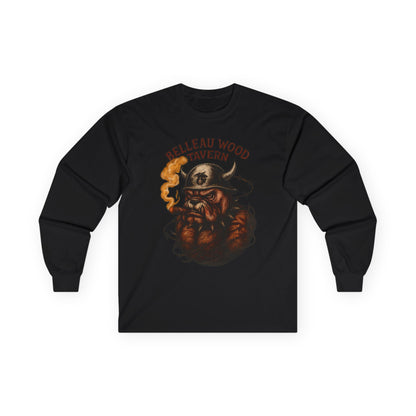 Bulldog - Retreat HELL Belleau Wood Tavern Long Sleeve Tee