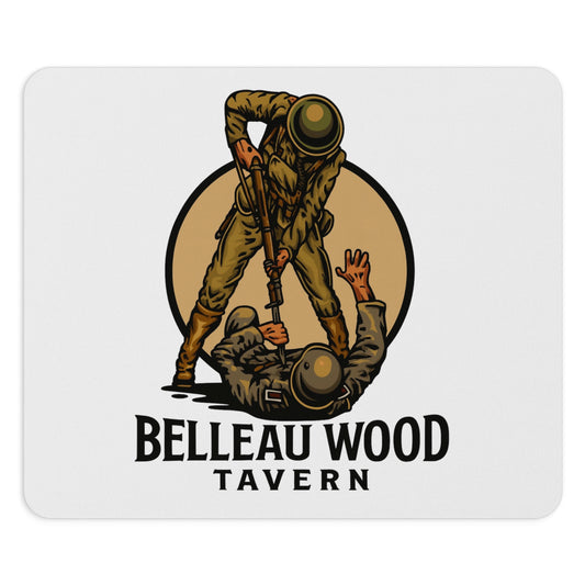 Vintage Belleau Wood Marine Bayonet Military Mouse Pad - Belleau Wood Tavern Design