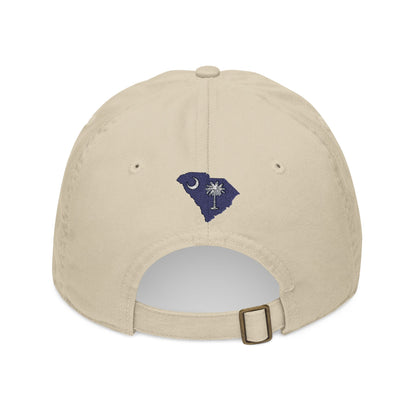Belleau Wood Tavern Hat SC Logo Organic Embroidered Baseball Cap -Tan/Olive Drab