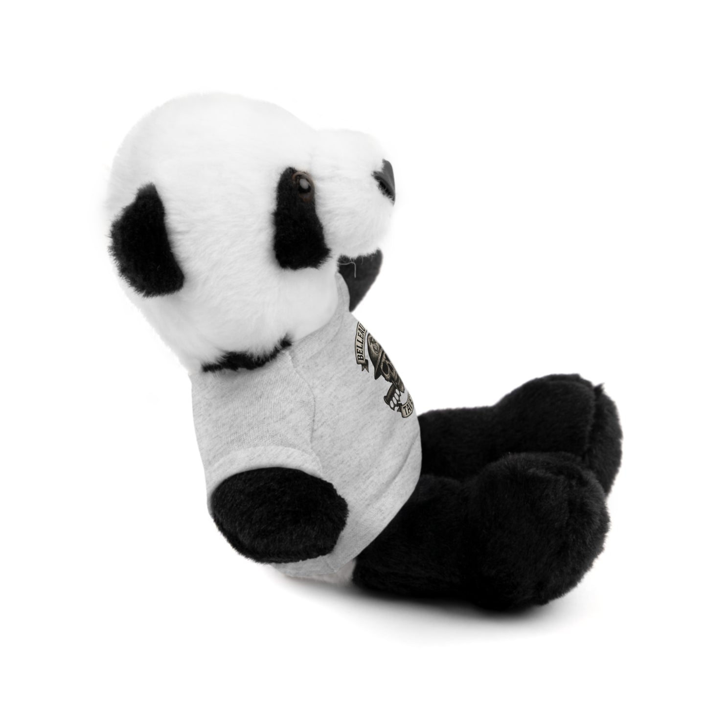 Personalized Stuffed Animal with Belleau Wood Skull T-Shirt Design
