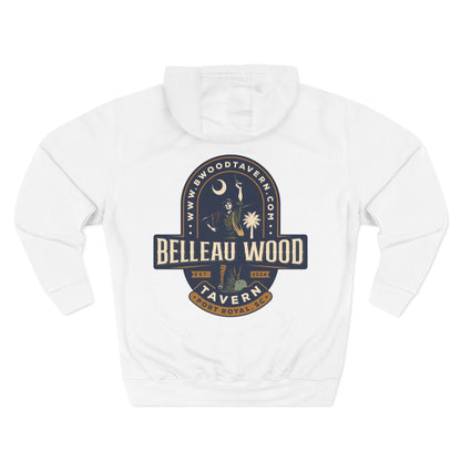 Three-Panel Fleece Hoodie- BELLEAU WOOD Est. 1918