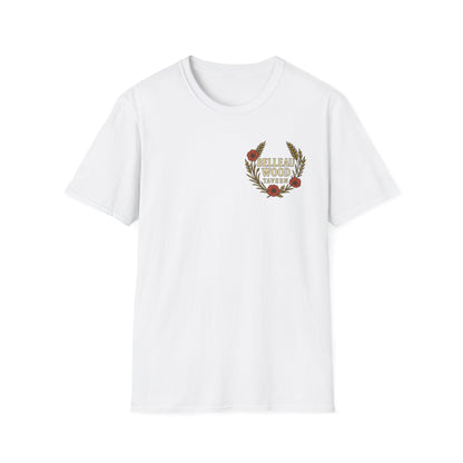 Belleau Wood Tavern – Wheat & Poppies Wreath Tee Stacking Bodies