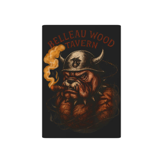 Cigar Smoking Devil Dog - Belleau Wood Tavern Poker Playing Cards - USMC
