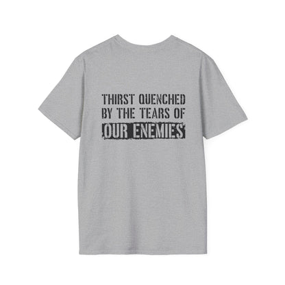 Tears of Our Enemies Graphic T-Shirt — Belleau Wood Tavern Logo Front