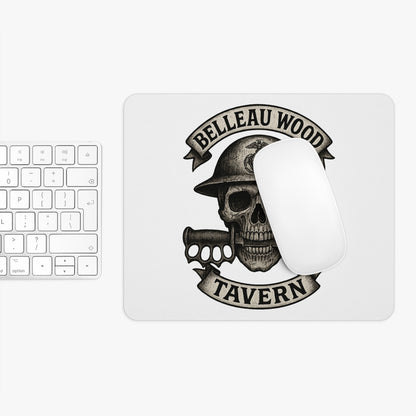 Custom Skull Graphic Mouse Pad - Belleau Wood Tavern Design