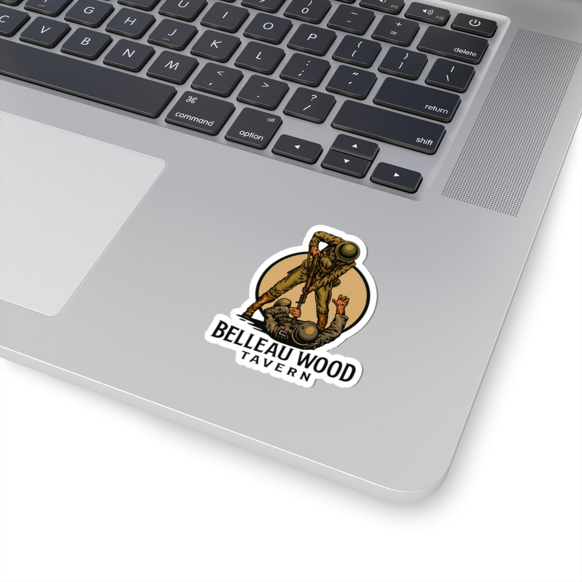 Vintage Military Kiss-Cut Stickers | Belleau Wood Tavern | Laptop Accessories