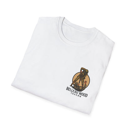 Tears of Our Enemies Graphic T-Shirt — Belleau Wood Tavern Logo Front