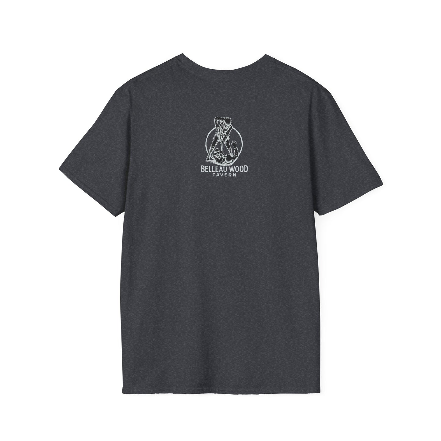 BELLEAU WOOD TAVERN Devil Dog USMC Unisex Softstyle T-Shirt, Vintage Graphic Tee