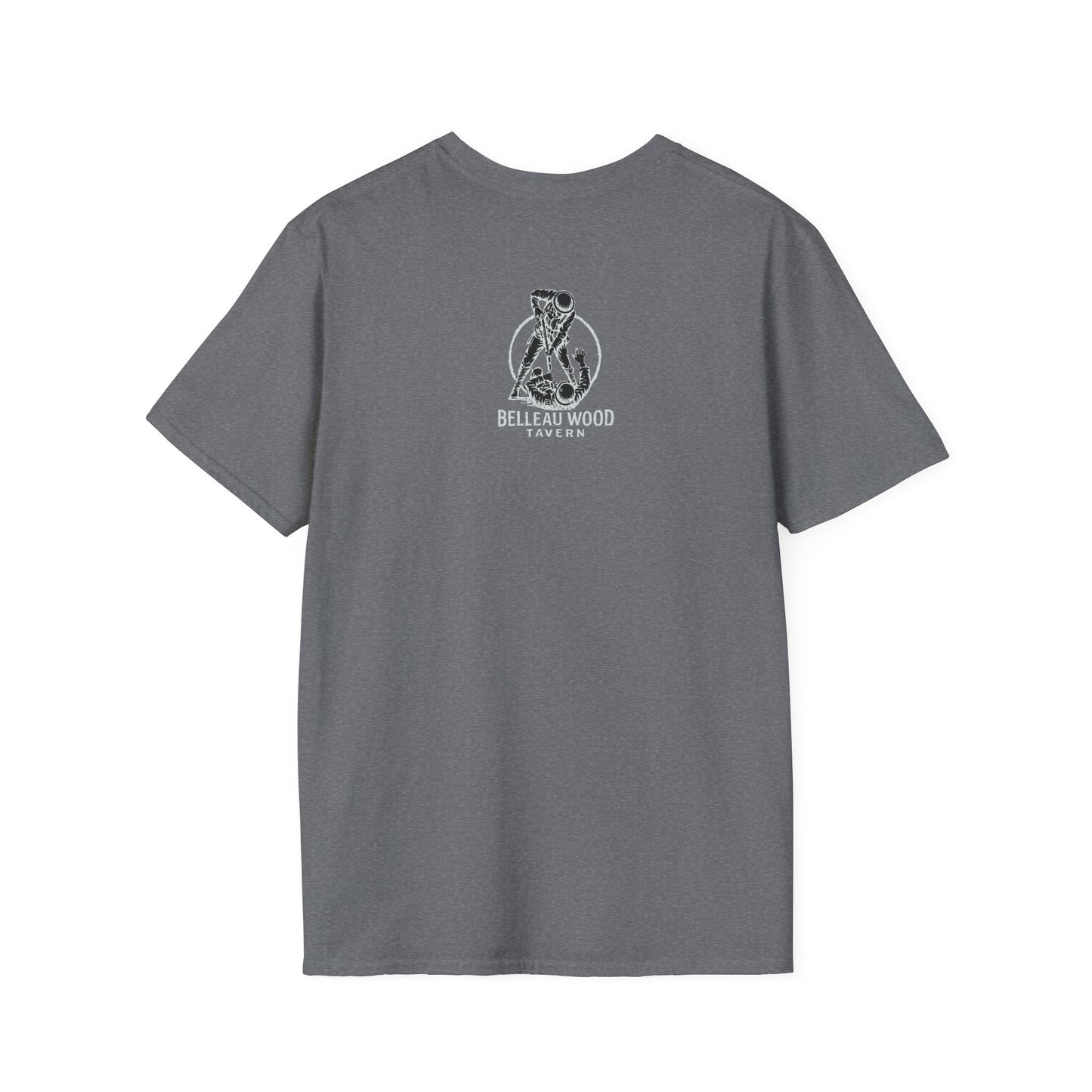 BELLEAU WOOD TAVERN Devil Dog USMC Unisex Softstyle T-Shirt, Vintage Graphic Tee