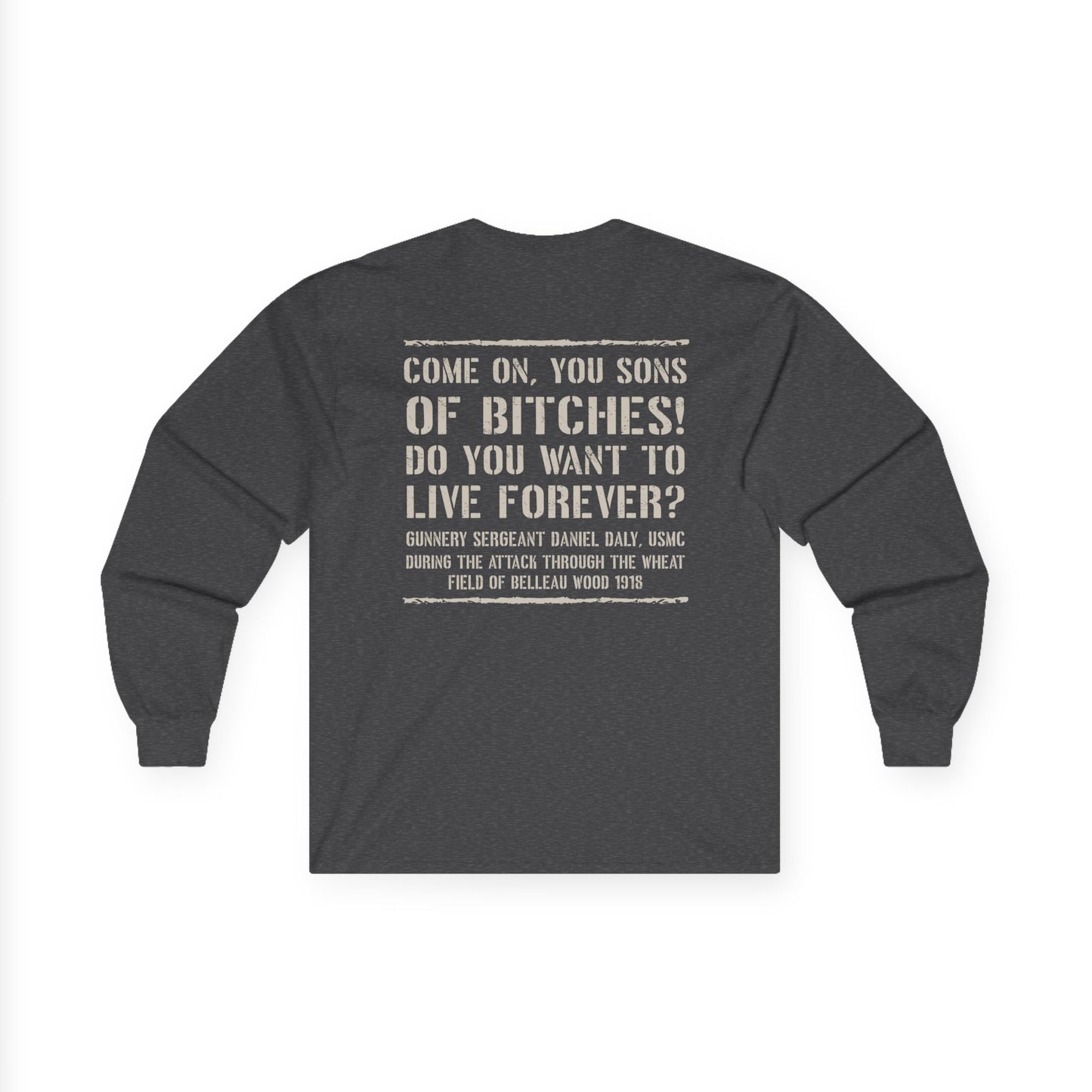 Skull Dagger- Sons of Bitches -Belleau Wood Tavern Long Sleeve Tee