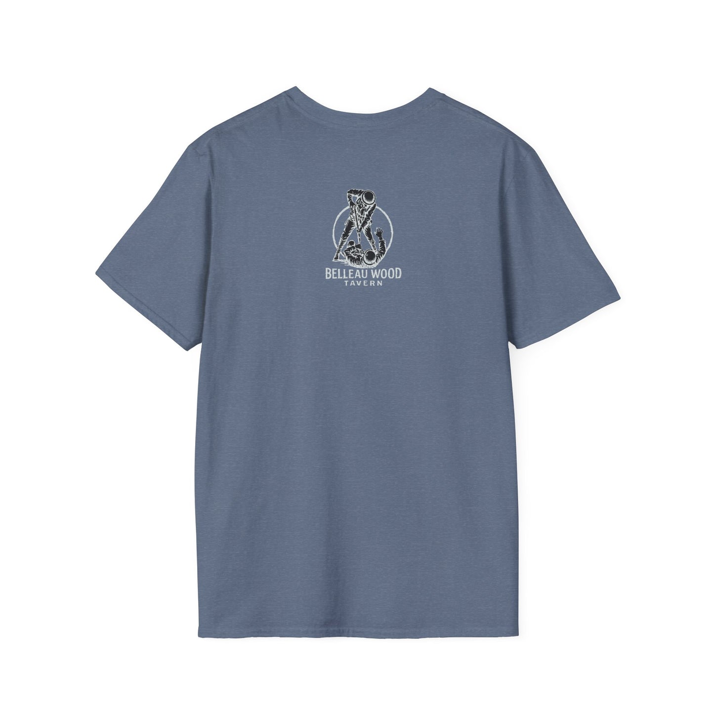 BELLEAU WOOD TAVERN Devil Dog USMC Unisex Softstyle T-Shirt, Vintage Graphic Tee