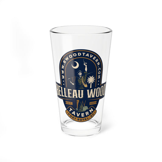 Belleau Wood Tavern Mixing Glass – 16oz Barware, Beer Lover Essentials