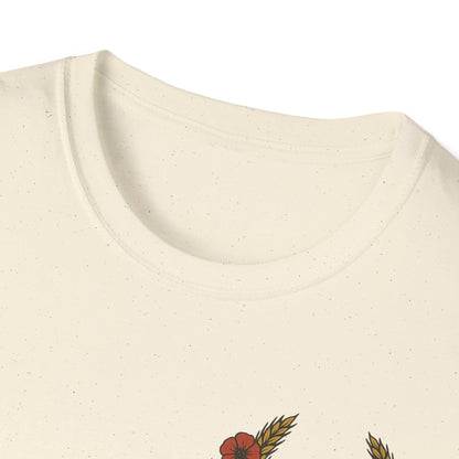 Belleau Wood Tavern – Wheat & Poppies Wreath Tee Stacking Bodies