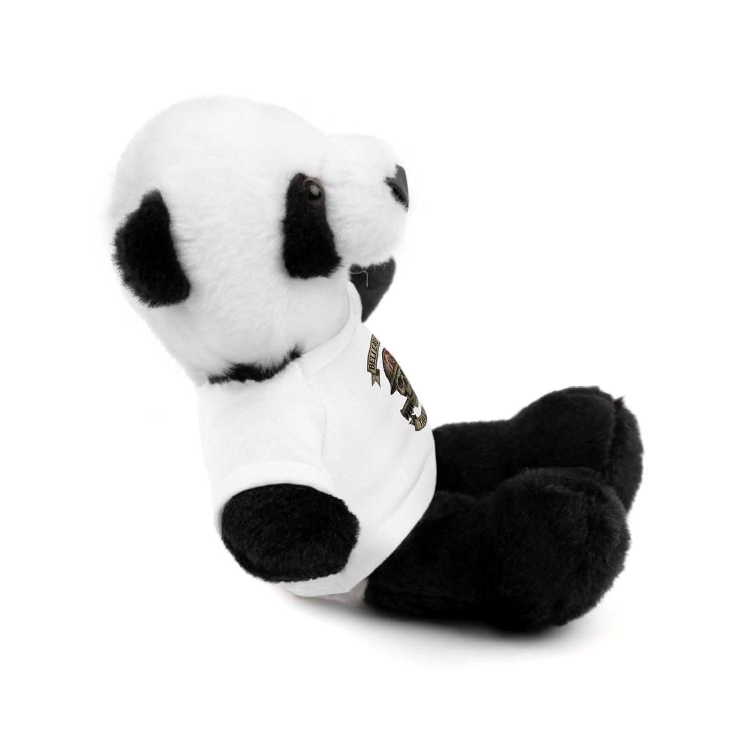 Personalized Stuffed Animal with Belleau Wood Skull T-Shirt Design