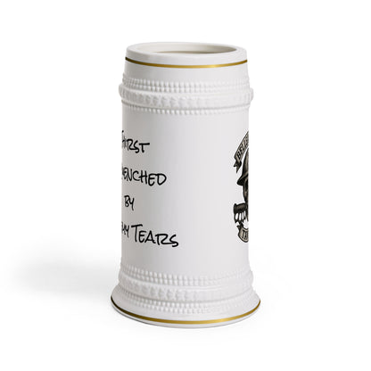 Skull - Thirst Quenched by Enemy Tears Beer Stein Mug