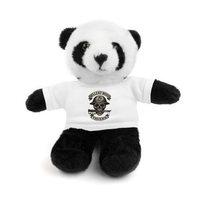 Personalized Stuffed Animal with Belleau Wood Skull T-Shirt Design