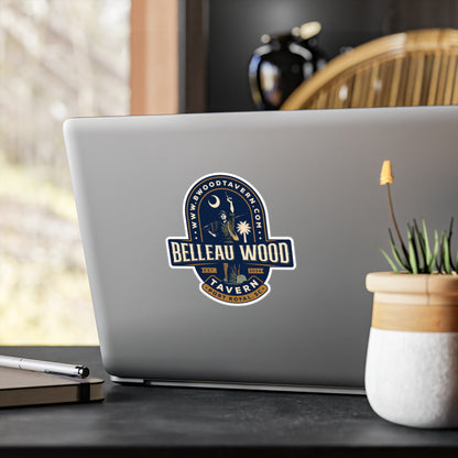 Belleau Wood Tavern Design, Vinyl Decal Stickers, Laptop Decals, Car Stickers