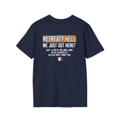 Belleau Wood - Iron Mike Logo — “RETREAT? HELL WE JUST GOT HERE”
