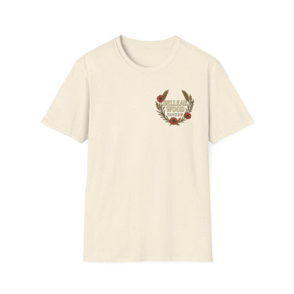 Belleau Wood Tavern – Wheat & Poppies Wreath Tee Stacking Bodies