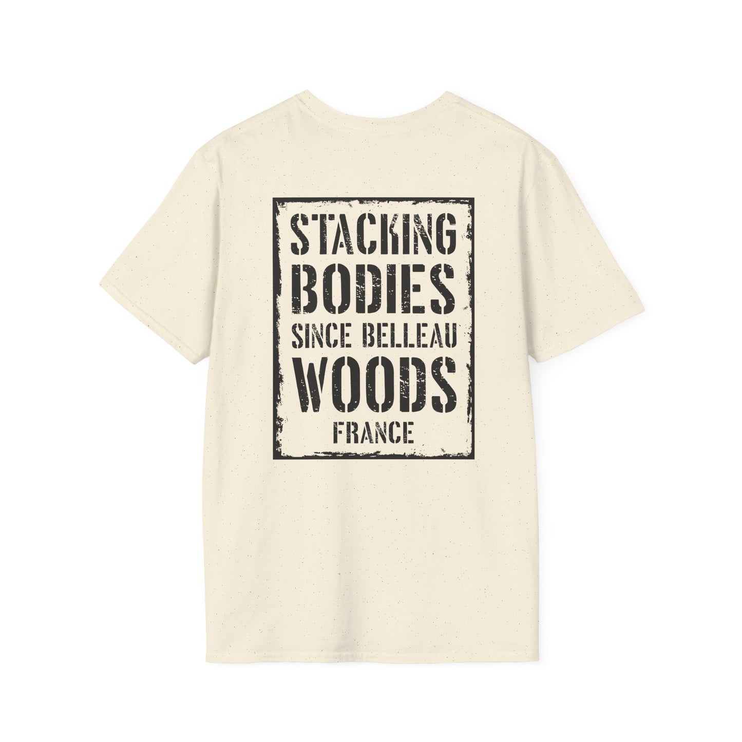 Belleau Wood Tavern – Wheat & Poppies Wreath Tee Stacking Bodies