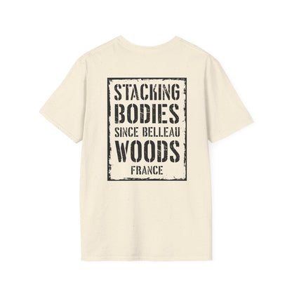 Belleau Wood Tavern – Wheat & Poppies Wreath Tee Stacking Bodies