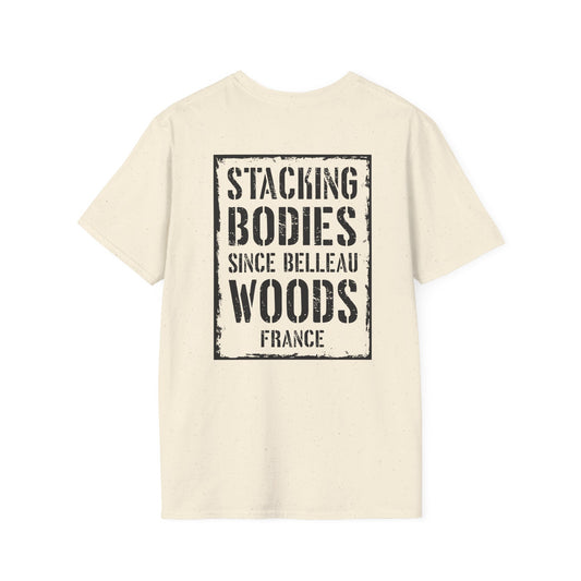 Belleau Wood Tavern – Wheat & Poppies Wreath Tee Stacking Bodies