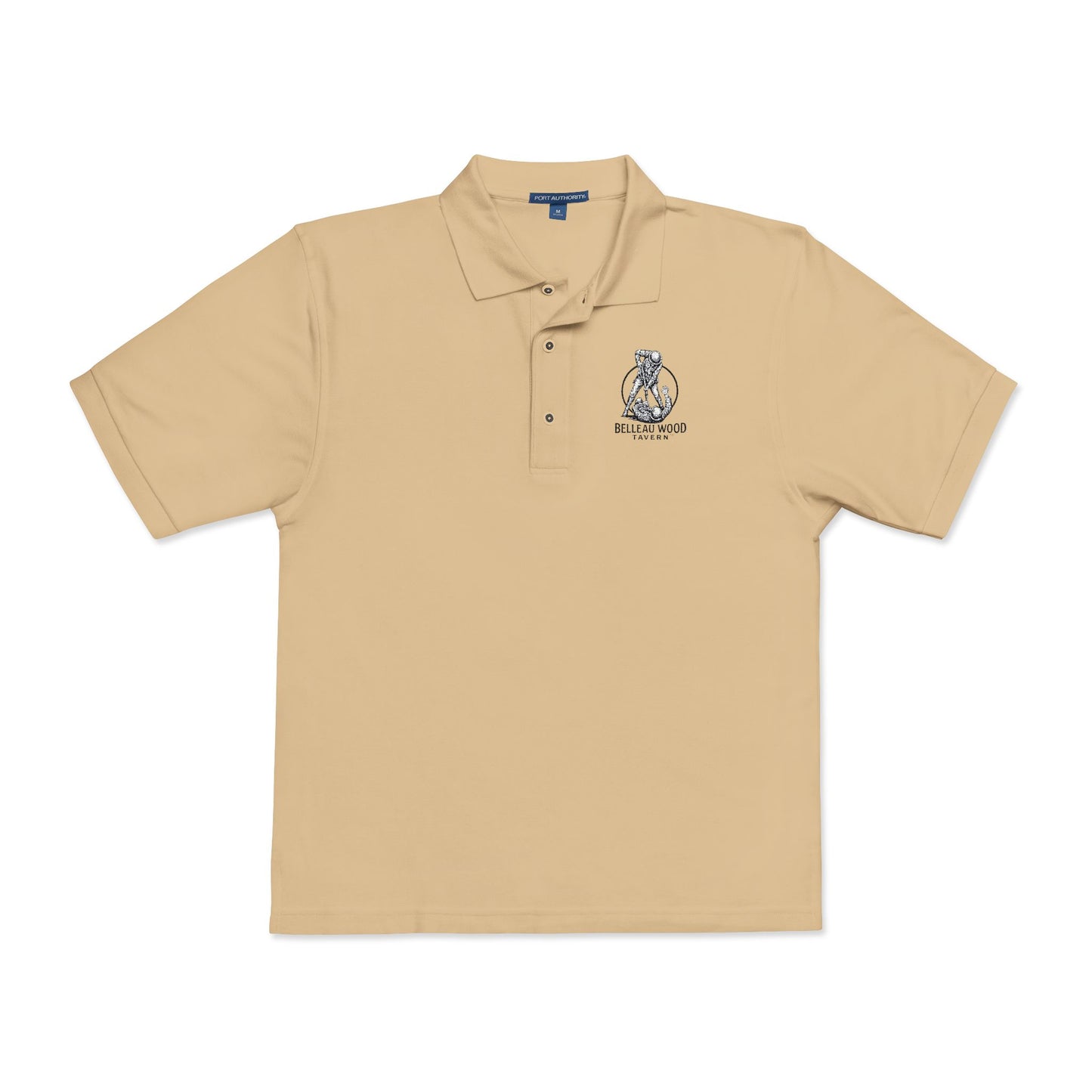 Belleau Wood Tavern USMC Bayoneting The Hun  Unisex Polo Shirt