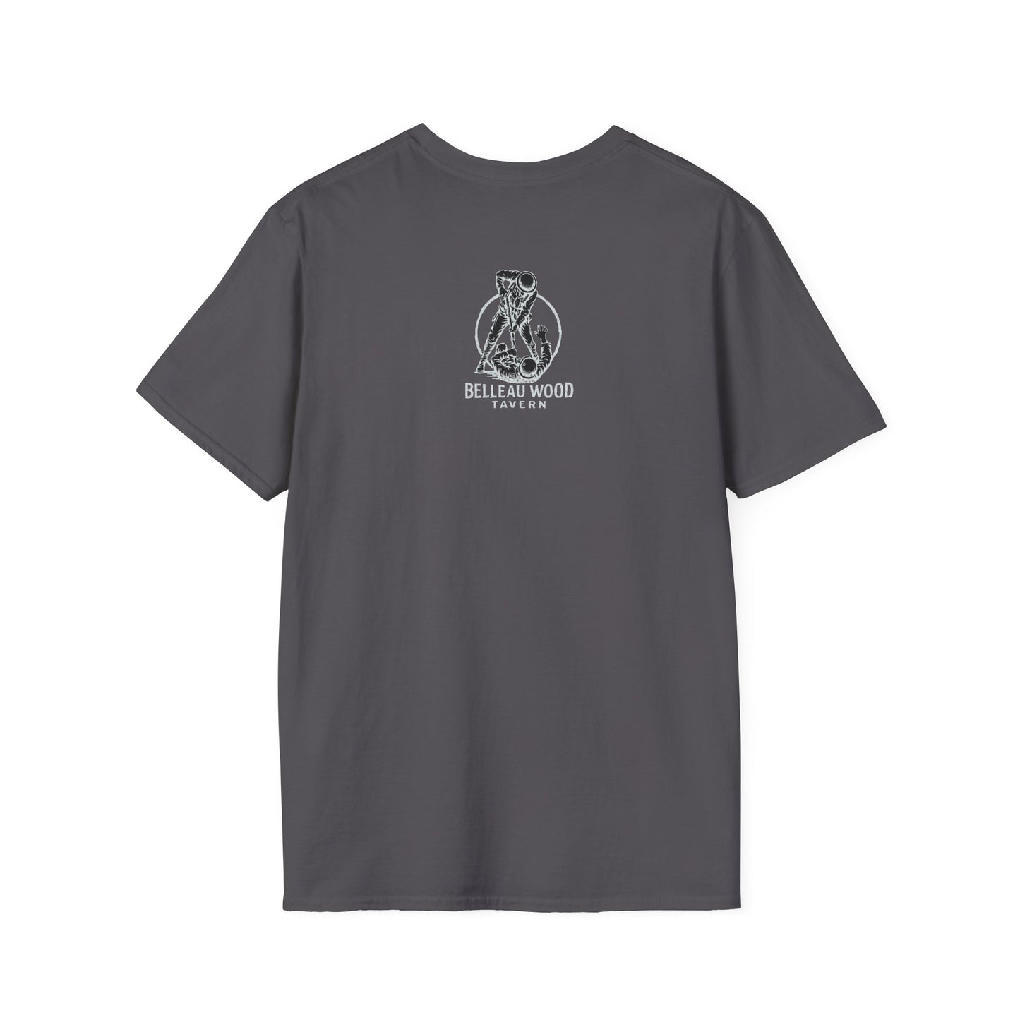 BELLEAU WOOD TAVERN Devil Dog USMC Unisex Softstyle T-Shirt, Vintage Graphic Tee