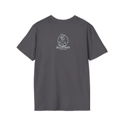 BELLEAU WOOD TAVERN Devil Dog USMC Unisex Softstyle T-Shirt, Vintage Graphic Tee