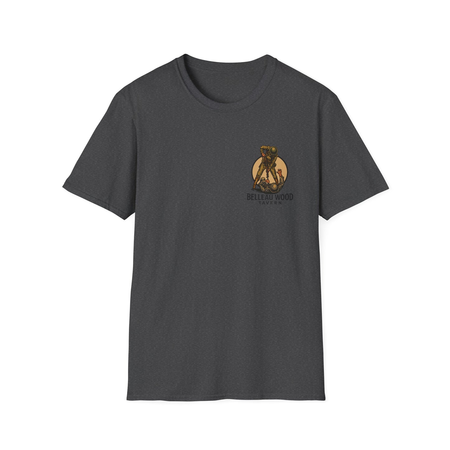 Tears of Our Enemies Graphic T-Shirt — Belleau Wood Tavern Logo Front