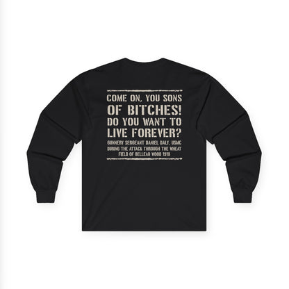 Skull Dagger- Sons of Bitches -Belleau Wood Tavern Long Sleeve Tee