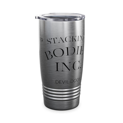 Personalized Ringneck Tumbler - 20oz - Stacking Bodies INC. Devil Dogs Design