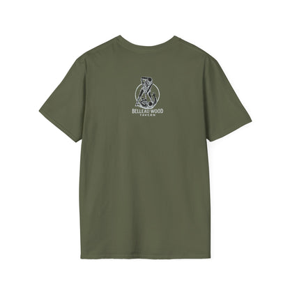 BELLEAU WOOD TAVERN Devil Dog USMC Unisex Softstyle T-Shirt, Vintage Graphic Tee