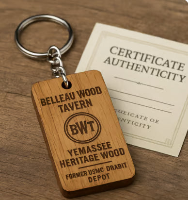 Yemassee Barracks Keychain Tag