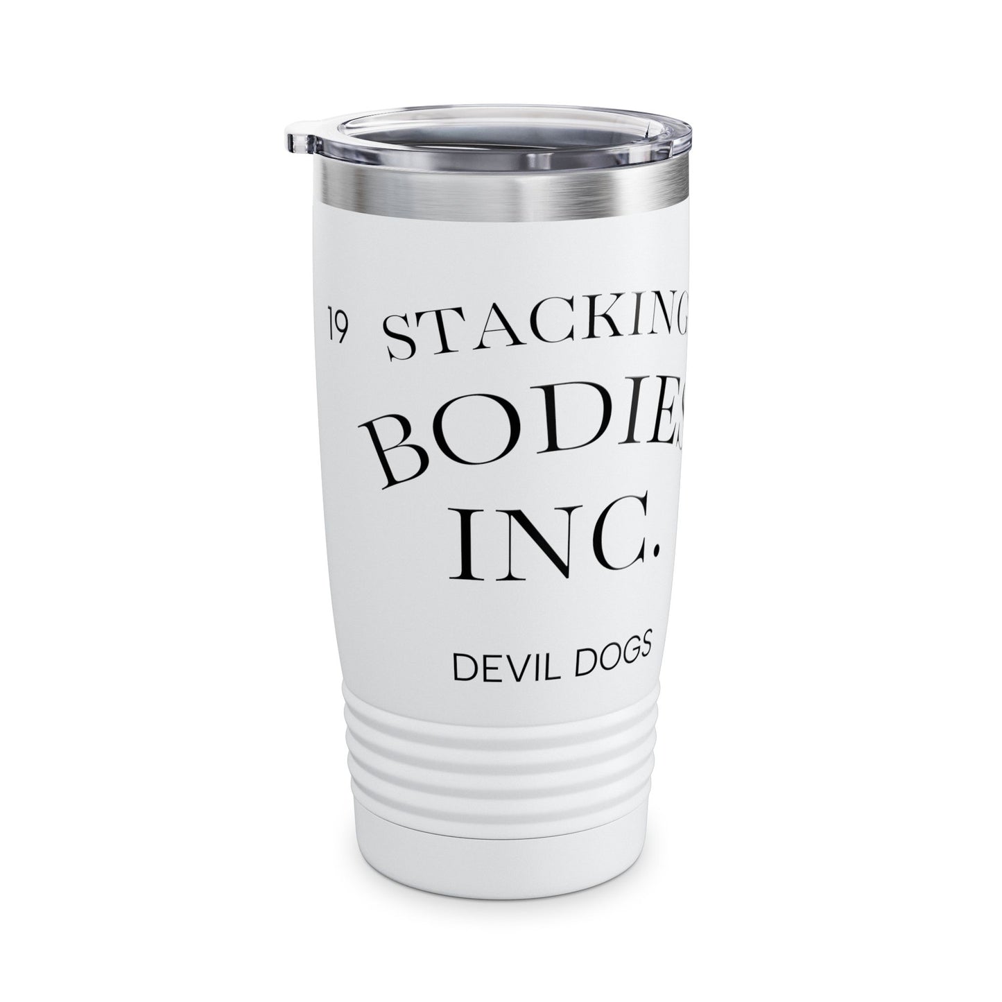 Personalized Ringneck Tumbler - 20oz - Stacking Bodies INC. Devil Dogs Design