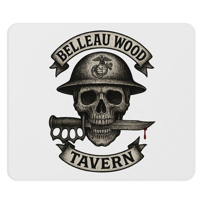 Custom Skull Graphic Mouse Pad - Belleau Wood Tavern Design